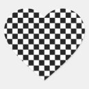 Search for black and white check stickers Chequered