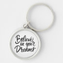 Search for make believe key rings Believe in your dreams
