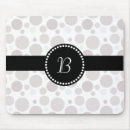 Search for polka dot monogram mousepads Dotted