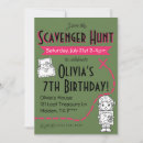 Search for scavenger hunt invitations Girl