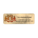 Search for lotus return address labels Mandala