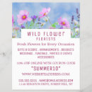 Search for pink floral flyers Florist