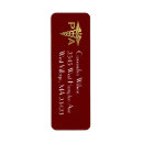 Search for maroon and gold return address labels Graduation