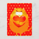 Search for love cats postcards Heart