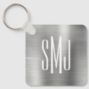 Search for silver monograms key rings Grey