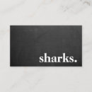 Search for shark business cards Marine life
