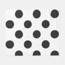 Search for black white polka dots blankets Circle