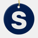 Search for navy christmas tree decorations Letter