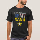 Search for proud nana tshirts Military