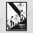 Search for art monogram invitations Black and white