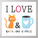 Search for love coffee posters Blue