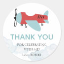 Search for red plane stickers First birthday