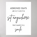 Search for sit anywhere wedding signs Assigned seats