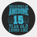 Search for 15 years stickers Boy
