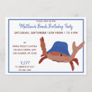 Search for blue crab invitations Red white and blue