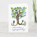 Search for heart tree cards Watercolor