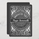 Search for black and silver graduation invitations Foil