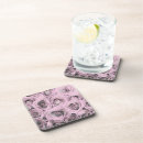 Search for rose drawing coasters Pink