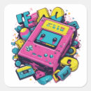 Search for vintage gamer stickers Old school gaming