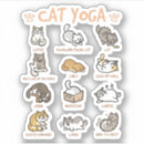 Search for yoga cat stickers Meditation