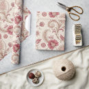 Search for dusty rose wrapping paper Vintage