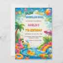 Search for beach bash invitations Summer pool party