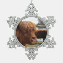Search for scottish highland cow christmas tree decorations Farm