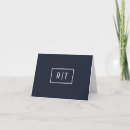Search for monogram note cards Navy blue