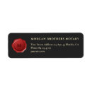 Search for notary return address labels Elegant