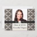 Search for commencement graduation invitations Black
