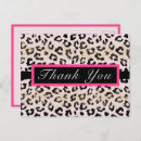 Search for leopard thank you cards Chic
