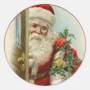 Search for victorian santa claus stickers Red
