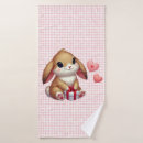 Search for bunny rabbit bath towels Pink