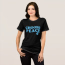 Search for peace on earth tshirts World