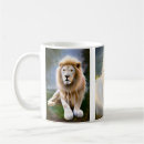 Search for white lion mugs Majestic