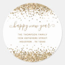 Search for happy new year gold stickers Glitter