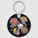 Search for rainbow flower key rings Pride