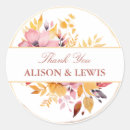 Search for golden thank you stickers Botanical