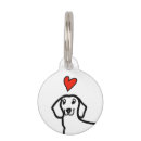 Search for dachshund dog tags Red