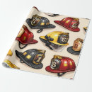 Search for fireman wrapping paper Helmet