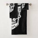 Search for sugar skull bath towels Skeleton