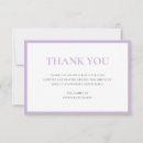 Search for lavender thank you cards Simple
