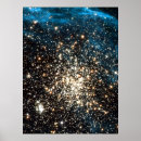 Search for clusters posters Hubble space telescope