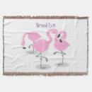 Search for cute pink flamingo blankets Birds