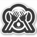 Search for see no evil stickers Funny