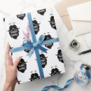 Search for grandpa wrapping paper Black and white