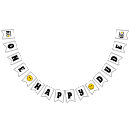 Search for yellow and black bunting flags Retro