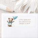 Search for teddy bear return address labels Simple