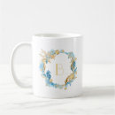 Search for beach wedding monogram mugs Initial