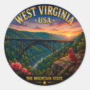 Search for west virginia stickers New river gorge bridge